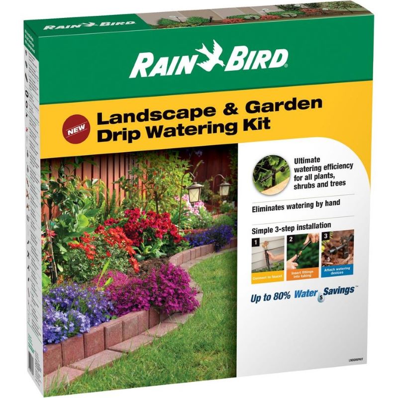 Rain Bird Drip Irrigation Plant Watering Kit 108 pc