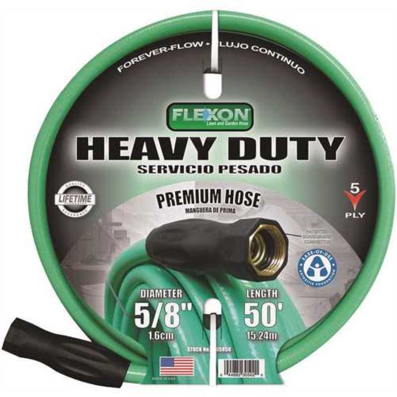 Flexon 5/8" Heavy Duty Hose Green 50'