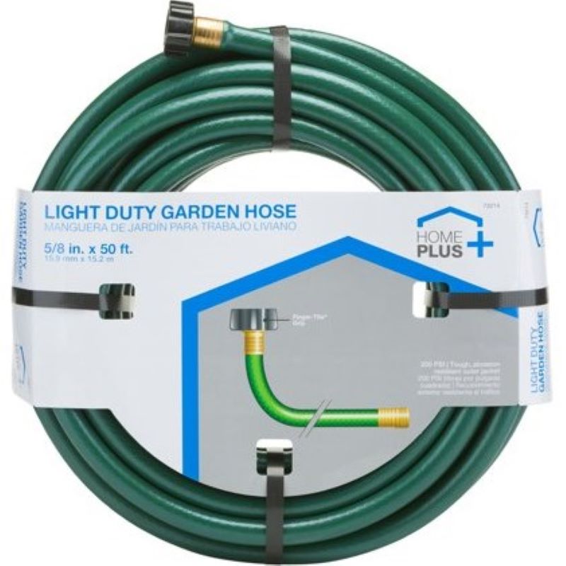 Home Plus 5/8" Light Duty Garden Hose Green 50'