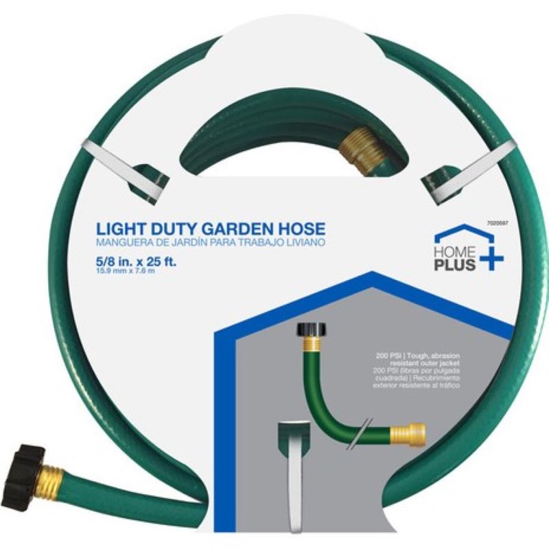 Home Plus 5/8" Light Duty Hose Green 25'