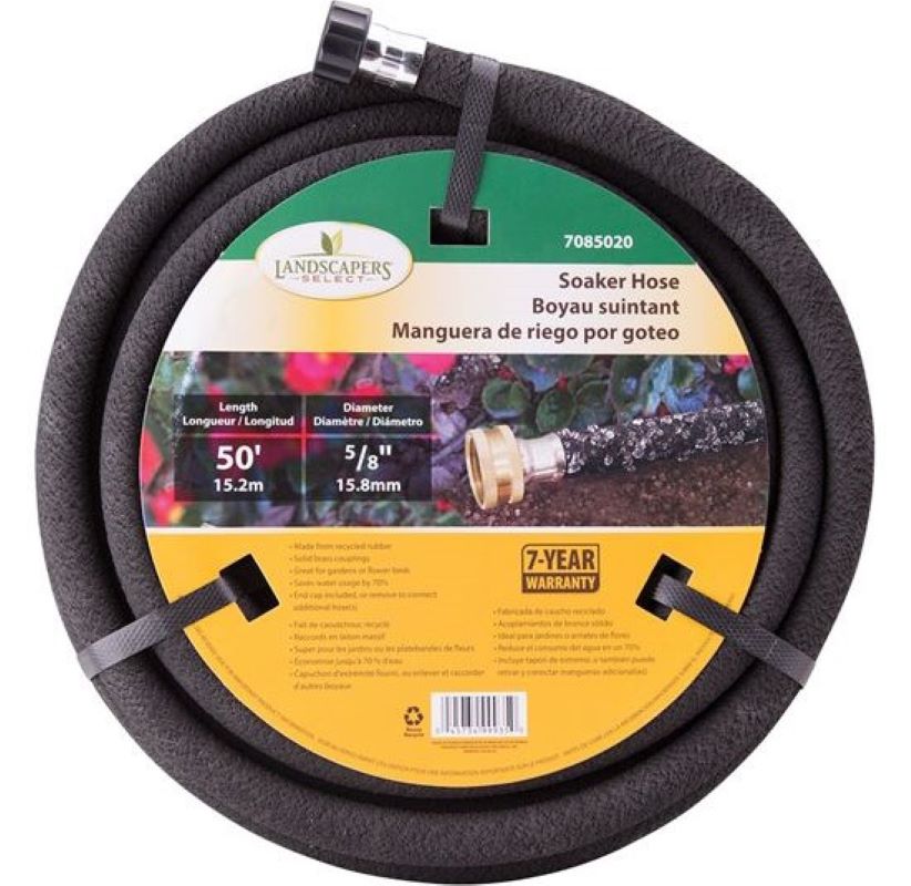 Landscapers Select 5/8" Soaker Hose Black 50'