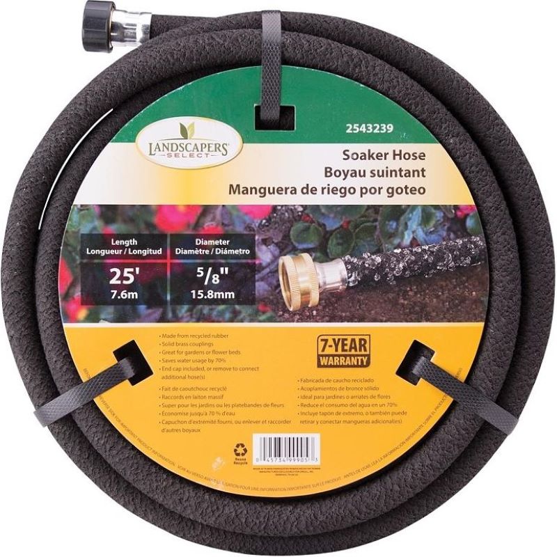 Landscapers Select 5/8" Soaker Hose Black 25'