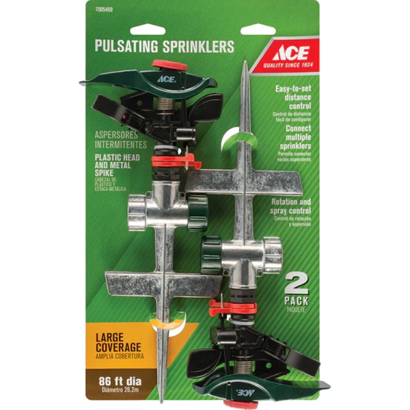 Ace Spike Base Pulse Sprinkler 2 pk