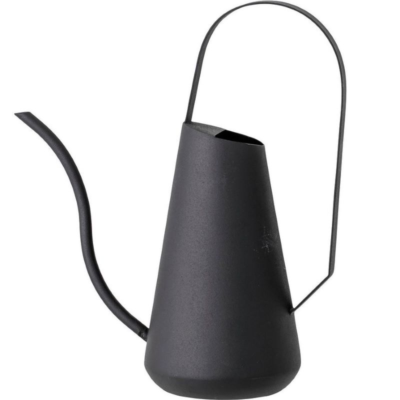 Textured Matte Black Watering Can 1.5 qt