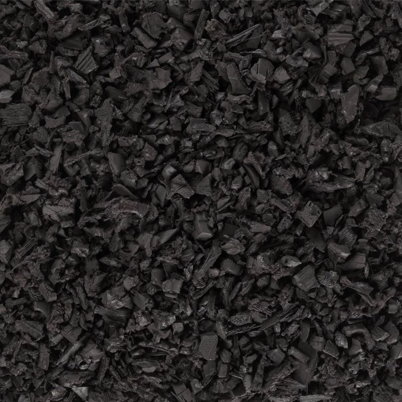 Black Rubber Mulch .8 cu ft