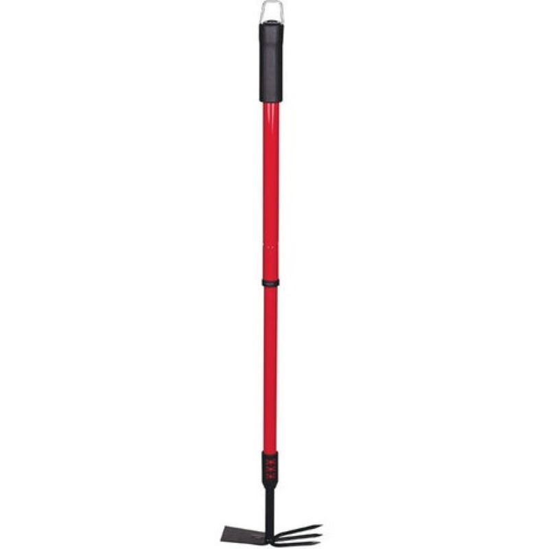 Bond 3 Tine Steel Telescopic Hoe Rake 37 in