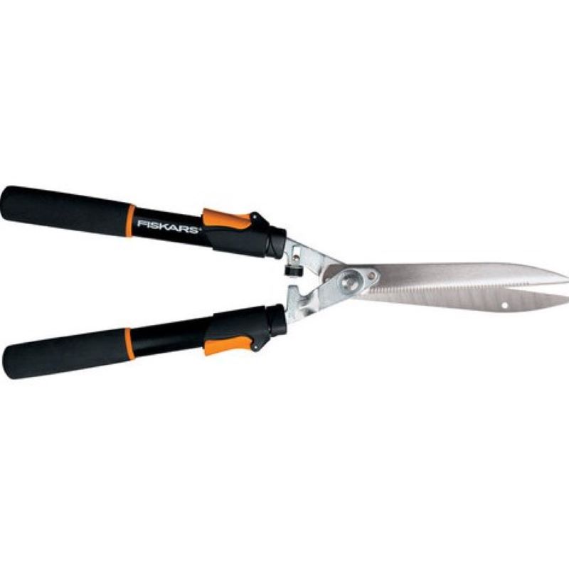 Fiskars Steel Serrated Telescoping Hedge Shears 10 in