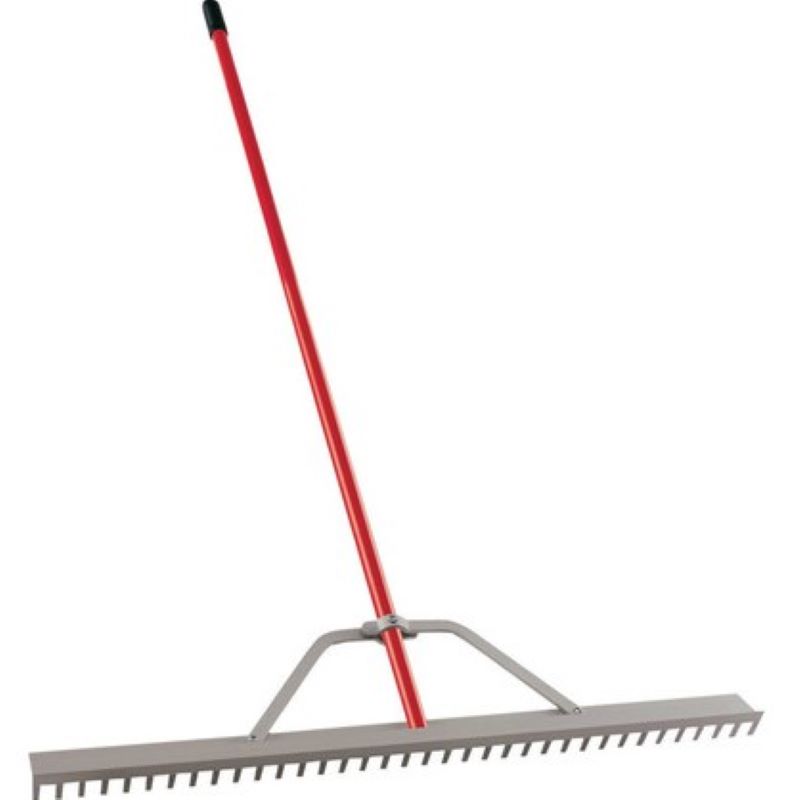 Corona 36 Tine Aluminum Landscape Rake 66"