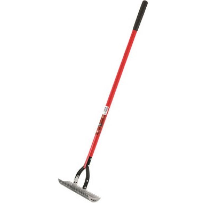 Ace 19 Tine Steel Thatching Rake Fiberglass Handle 61"