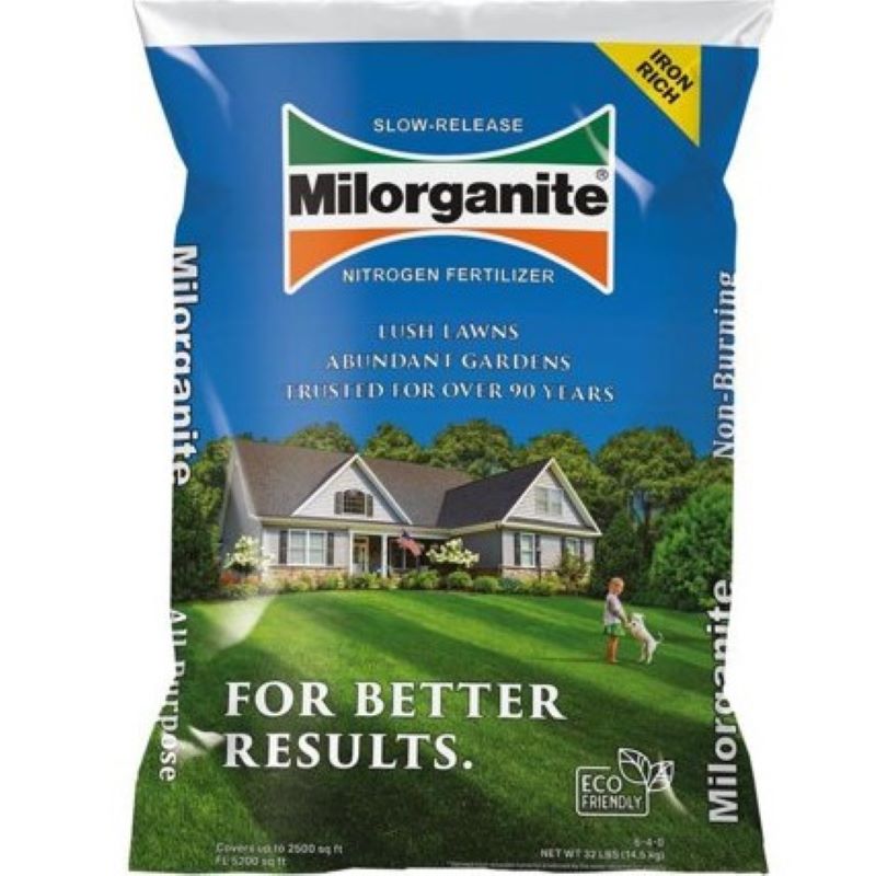 Milorganite All-Purpose 6-4-0 Lawn Fertilizer 32 lb