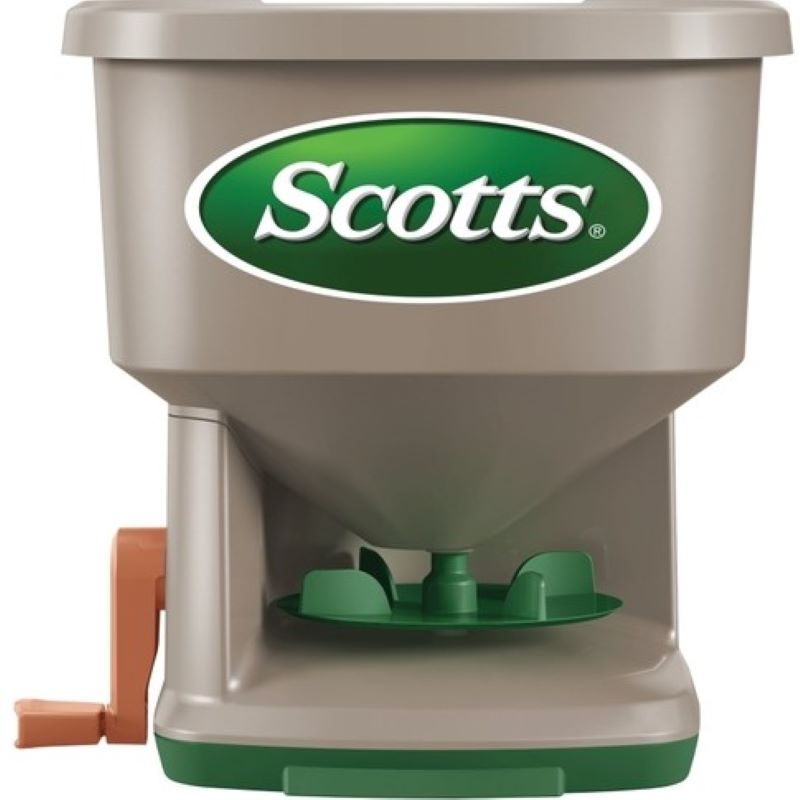 Scotts Whirl Plastic Hand-Powered Spreader