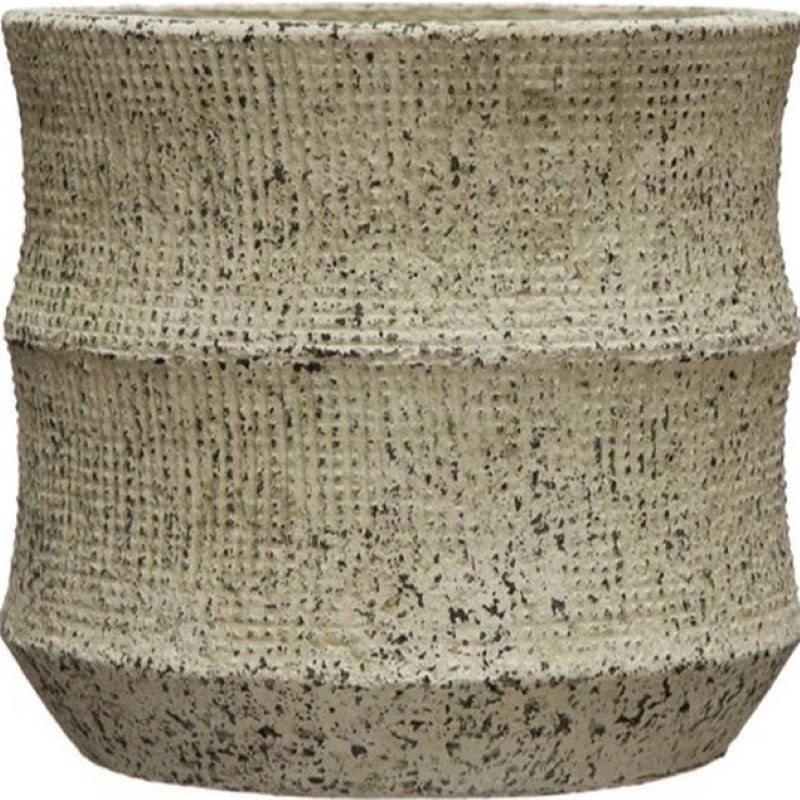 Textured Sandstone Planter 7 in