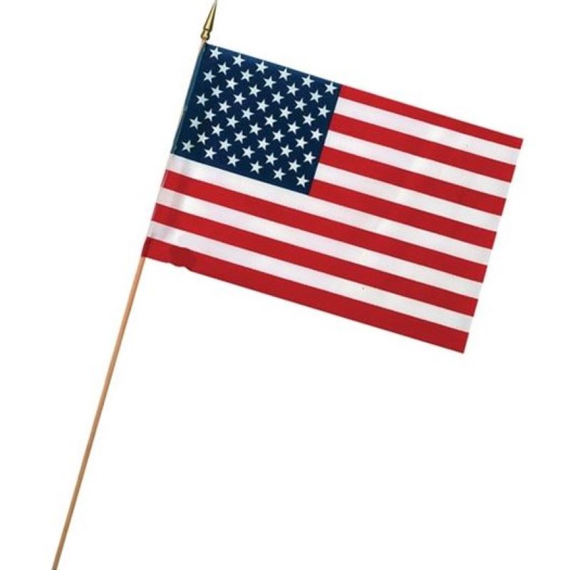 Valley Forge USA Small Stick Flag 4"x6"