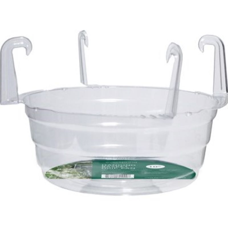Plastic Hanging Basket Drip Pan 10"