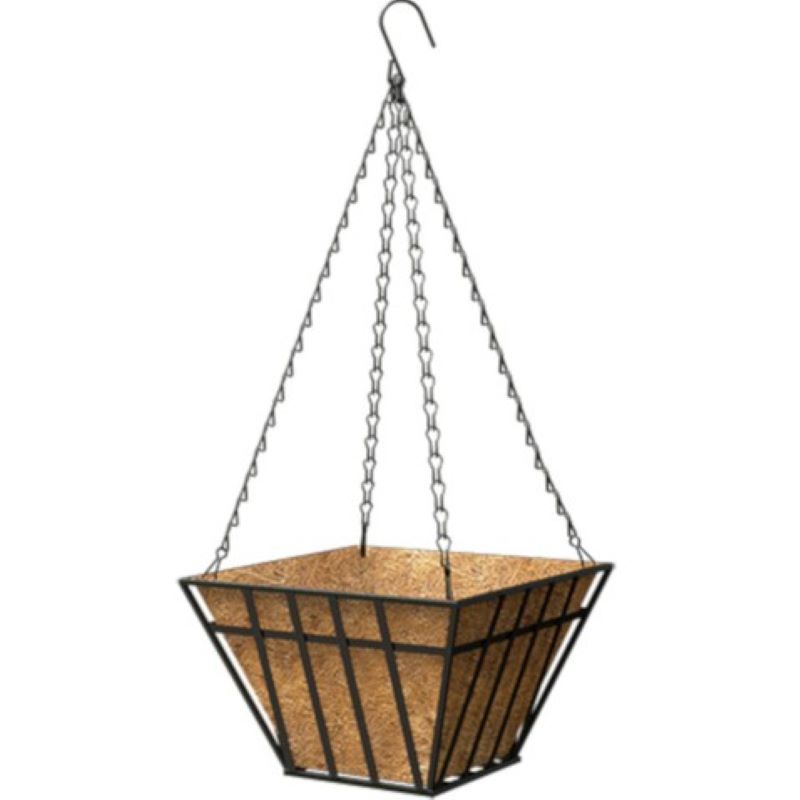 Panacea Steel English Wide Band Hanging Basket 14"