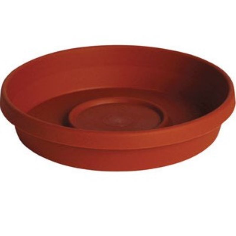 Bloem TerraTray Resin Plant Saucer Terracotta Clay 4 in