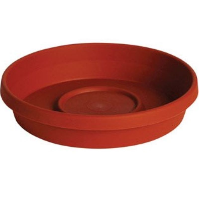 Bloem TerraTray Resin Plant Saucer Terracotta Clay 8 in