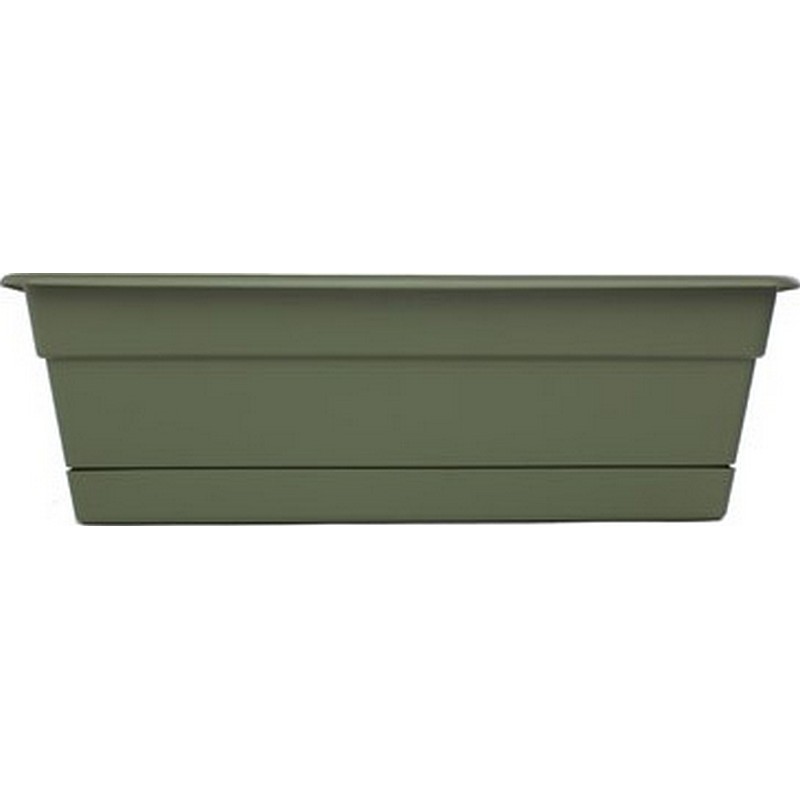 Bloem DuraCotta Window Box Planter Green 30 in