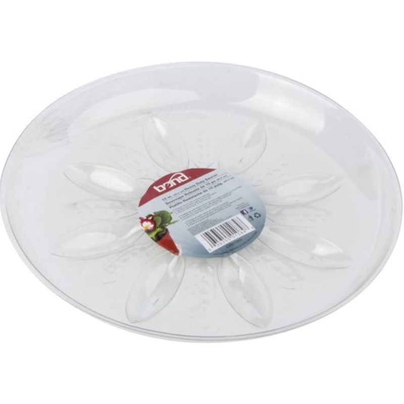 Bond Clear Plastic Plant Saucer 10 in