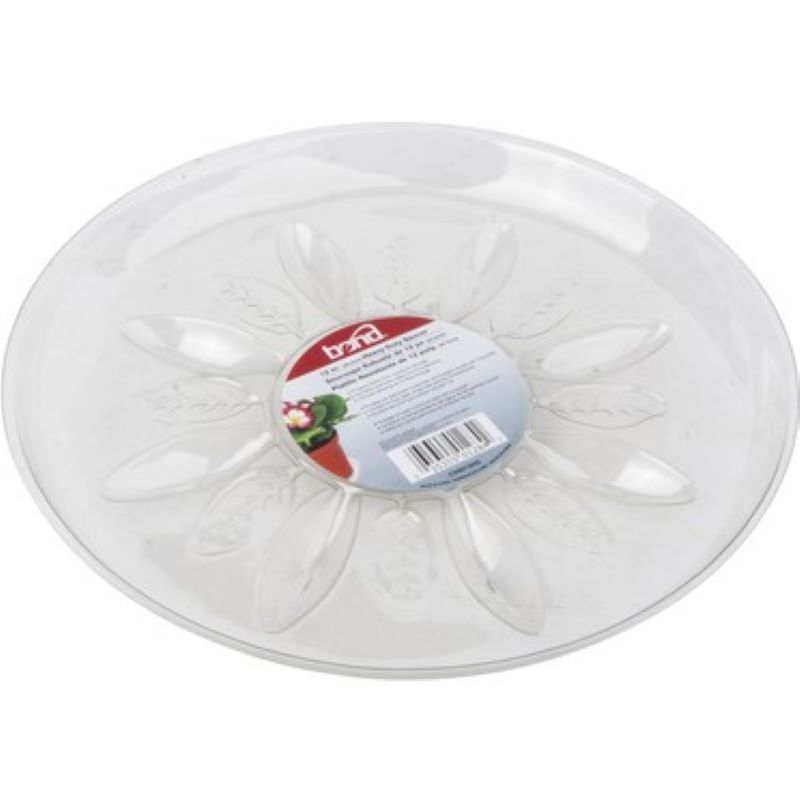 Bond Clear Plastic Plant Saucer 12 in