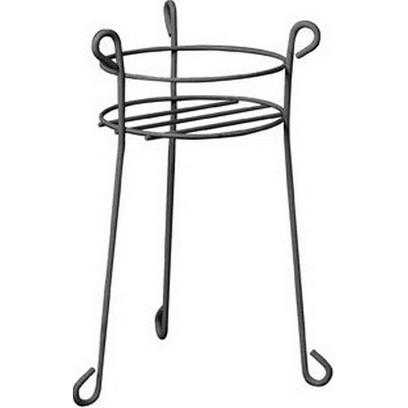 Panacea Black Steel Plant Stand 21 in