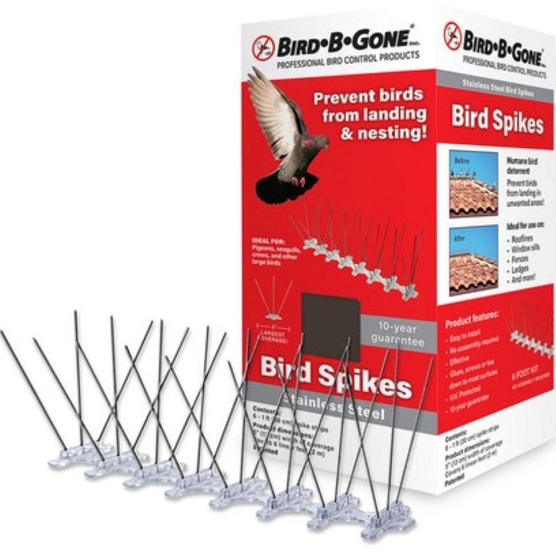 Bird-B-Gone Bird Repelling Spikes