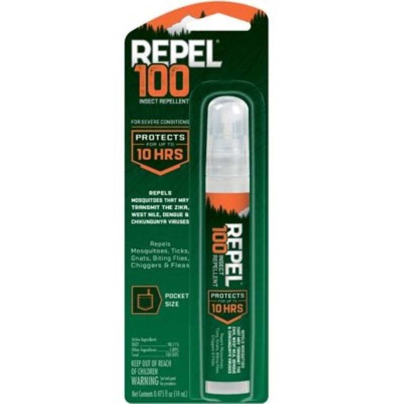 Repel 100 Pen Sized Pump Spray Insect Repellent 0.475 oz