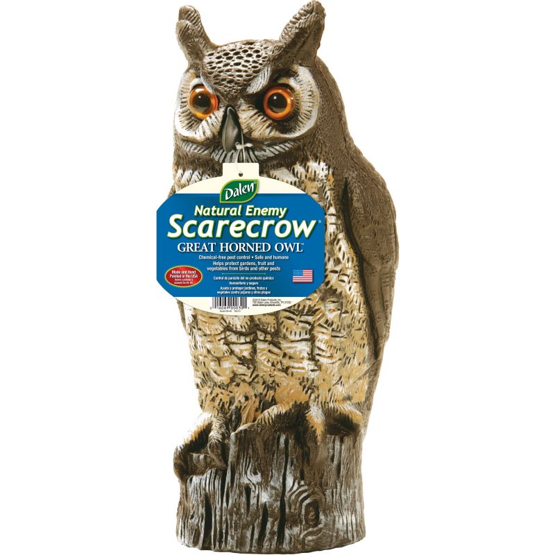 Dalen Scarecrow Great Horned Owl Animal Repellent Decoy