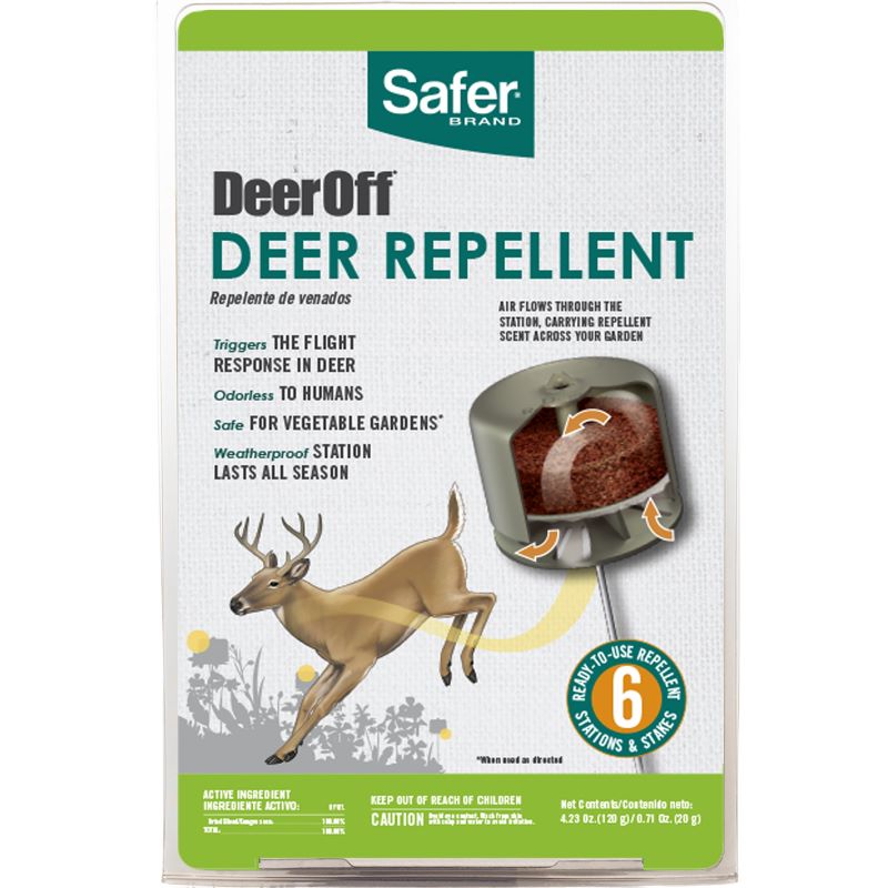 Safer Brand Deer Repellent Station 6 pk