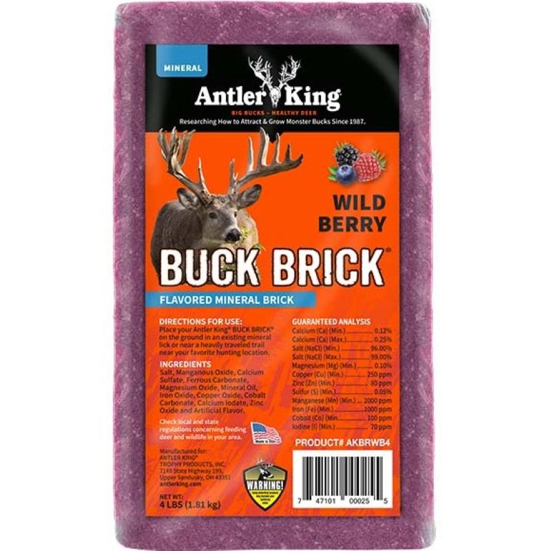Antler King Wild Berry Buck Brick 4 lb