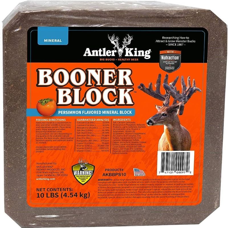 Antler King Persimmon Booner Block 10 lb