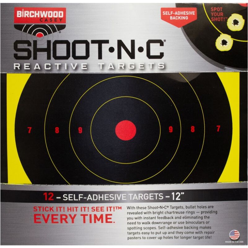 Birchwood Casey Bullseye Target Dispenser 12" 12Ct