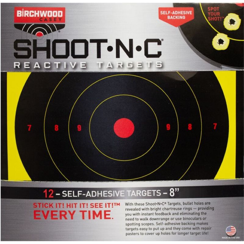 Birchwood Casey Bullseye Target Dispenser 8" 12Ct