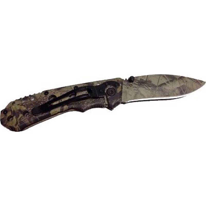 Camo Smooth Knife 7"