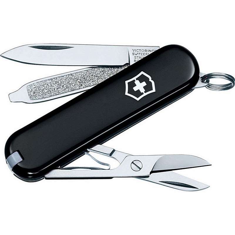 Black Swiss Army Knife 2.25"