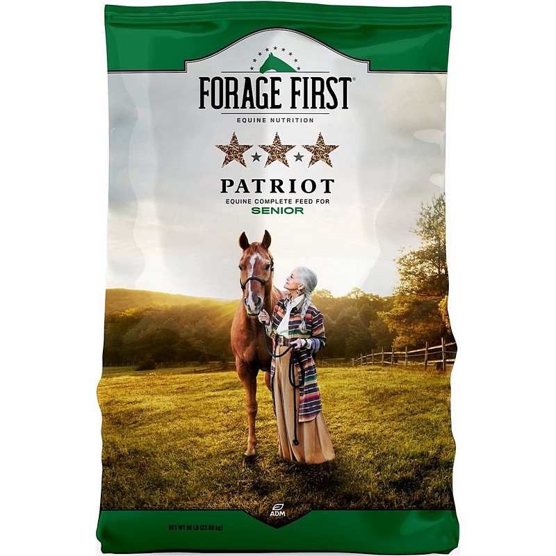 ADM Patriot Senior Complete Horse Feed 50 lb