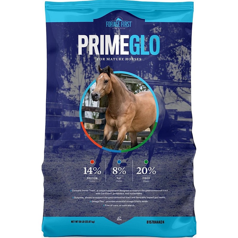 ADM Primeglo Premium Nutrition Horse Feed 50 lb