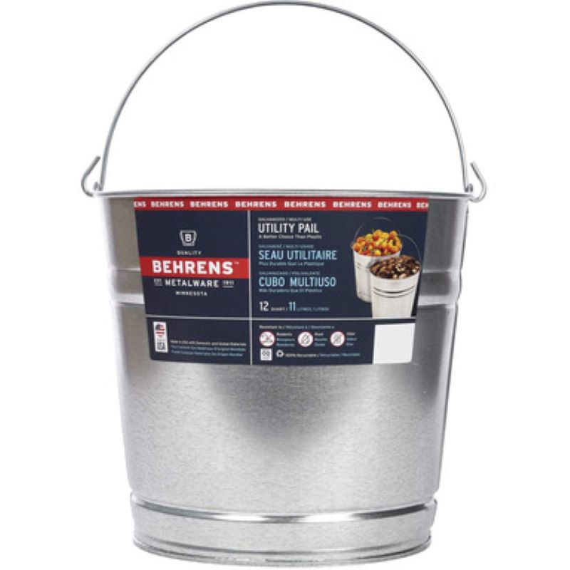 Galvanized Pail 12 qt