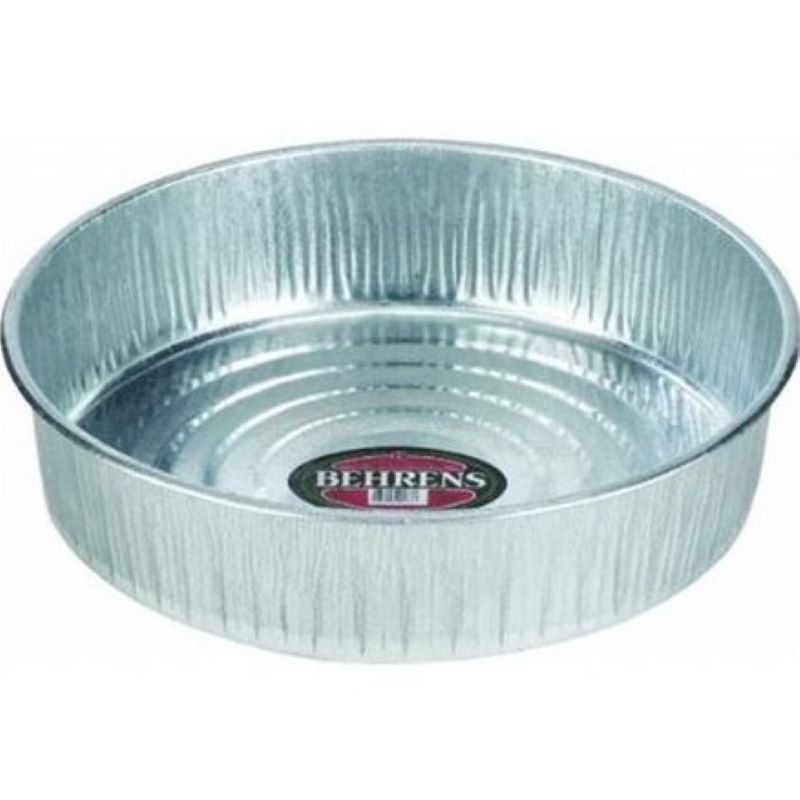 Galvanized Livestock Feeder Pan 3 gal