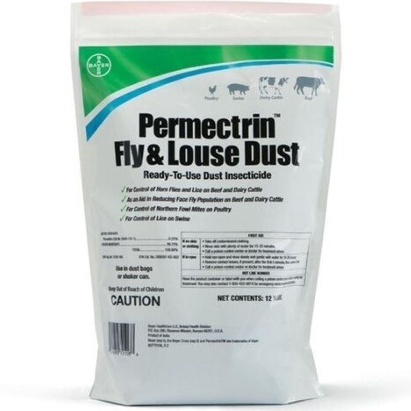 Permectrin Fly & Louse Dust 12.5 lb