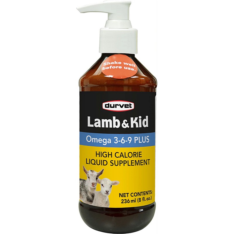 Durvet Lamb & Kid Omega 3/6/9 Plus 8 oz