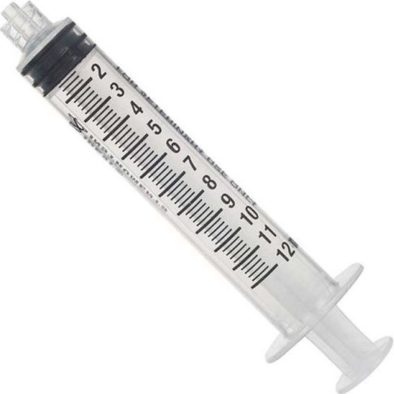 Disposable Luer Lock Syringes 12cc