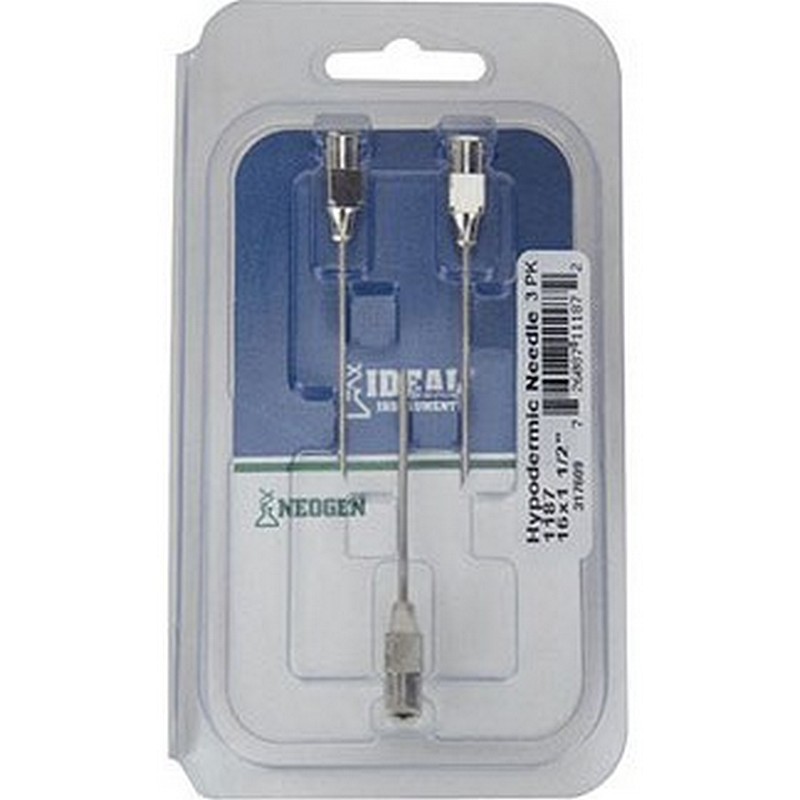 Stainless Steel Premium Needles 14ga 1" 12 Ct