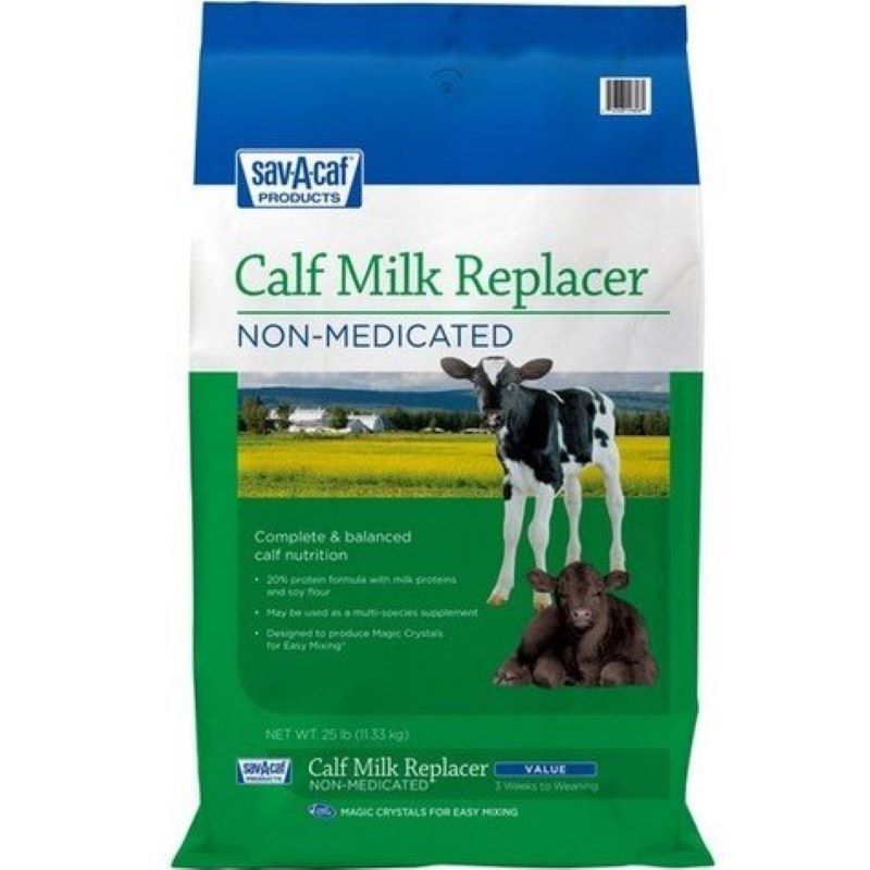 Sav-A-Caf Non-Medicated 20% Milk Replacer 25 lb