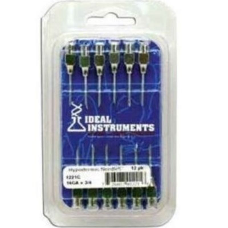 Stainless Steel Needles 18ga 1" 12 Ct