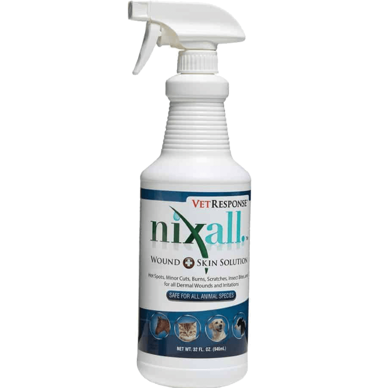 Nixall Vet Response Wound & Skin Solution 32 oz