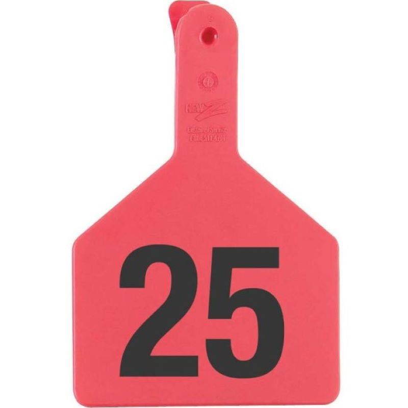 Z-Tag Cow Red 1-25