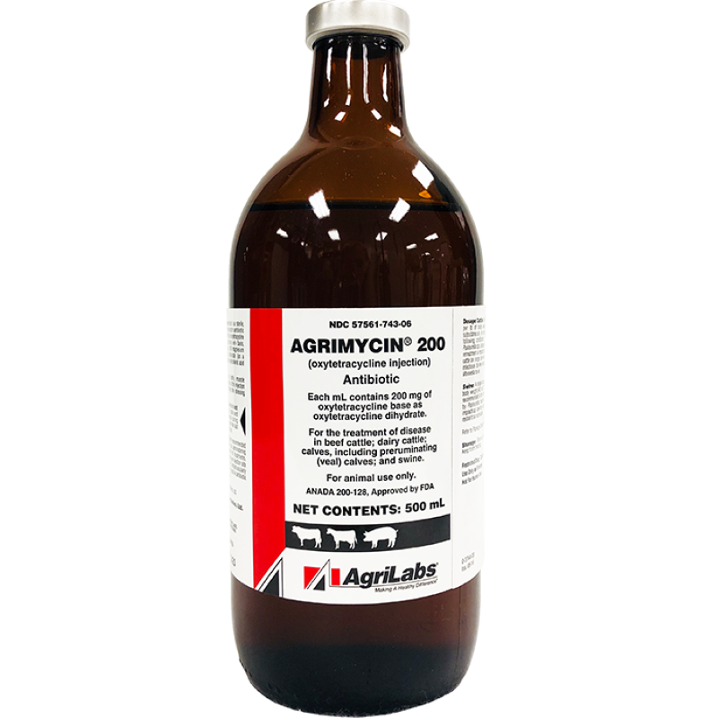 Agrimycin 200 Injectable 500 ml