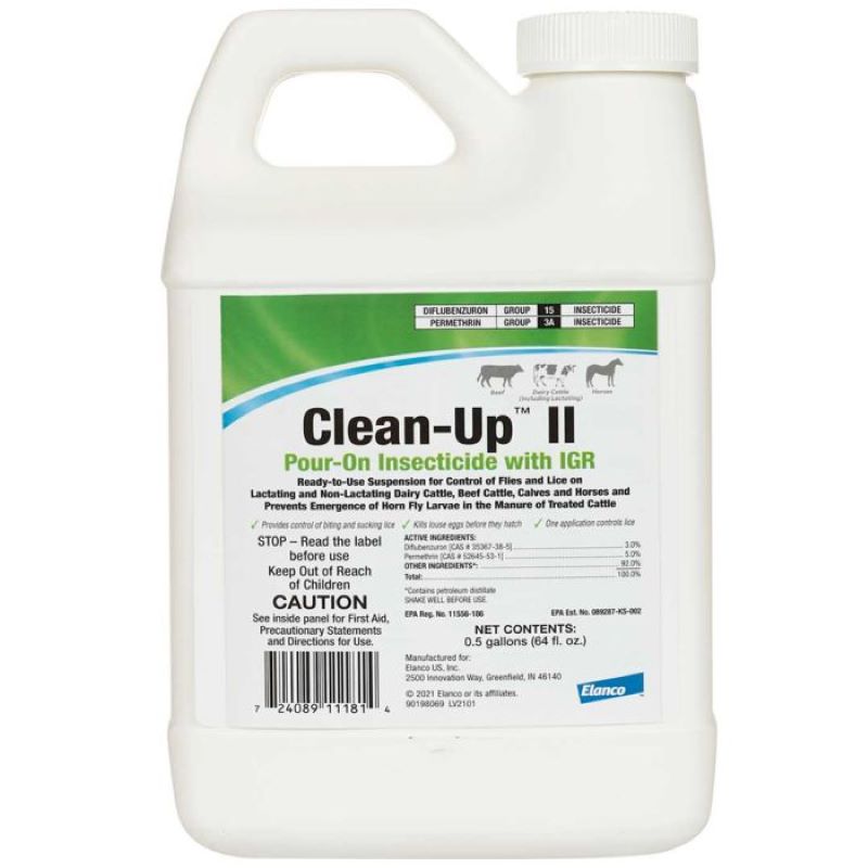Clean-Up II Pour-On Insecticide 0.5 gal