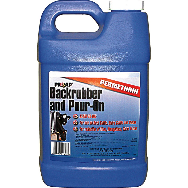 Prozap Backrubber/Pour-On Xtra RTU 2.5 gal